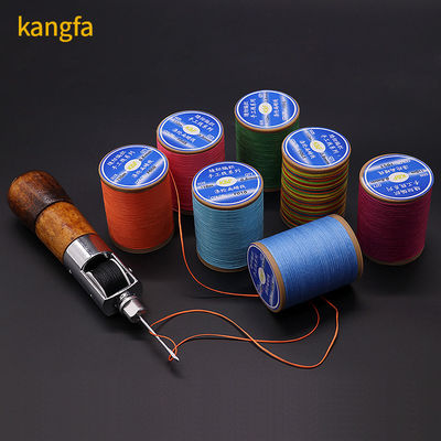 Jewelry Making Bracelet Materials 150D 0.8mm Flat Leather Cord with Wax Cord Supplies