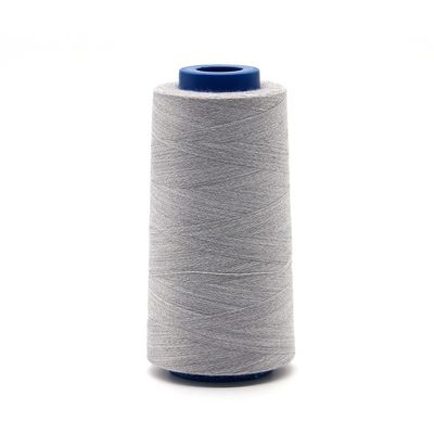 40/2 100% Spun Polyester Cotton Sewing Thread for Touch Screen Silver Conductive Yarn