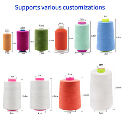 Colorful Polyester Item Polyester Cotton Thread 100% Spun Sewing Thread