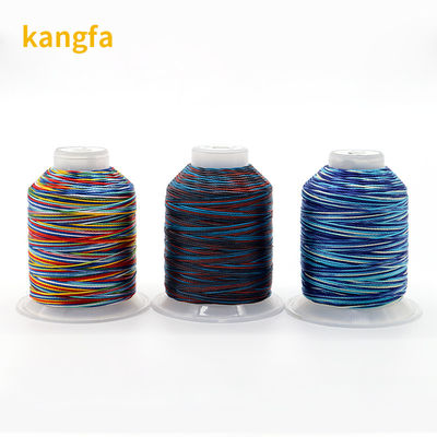 Low Shrinkage 100% Polyester Multi Color Sewing Threads for Yarn Count 3Plys Weaving Crafts