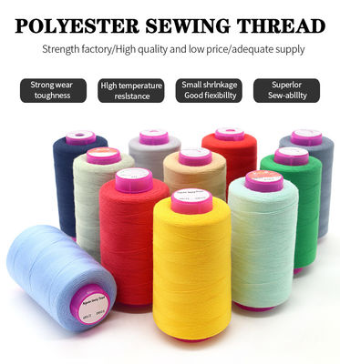 20s/6 100% Polyester Bag Closing Thread Sewing Thread for Bag Funiture Spun Yarn Type
