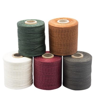Flat Waxed Thread Type 1mm 210D Yarn Count Sewing Thread for Crochet