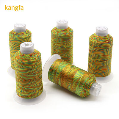 100G NET Weight Polyester Sewing Thread in Rainbow Colors for Abrasion-Resistant Sewing