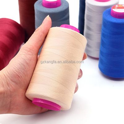 5000yds Sewing Machine Thread 100% Spun Polyester Sewing Thread 40/2 OEM ODM Accepted