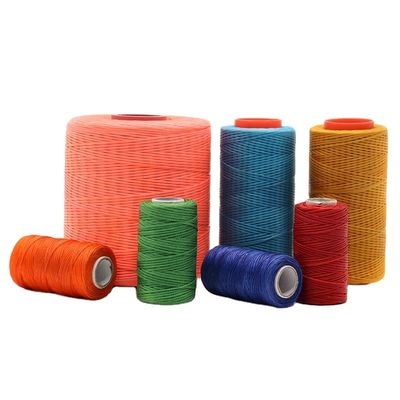 Polyester Wax Thread 0.8mm 1.0mm Filament Yarn Type in 2023 with Supportive OEM/ODM