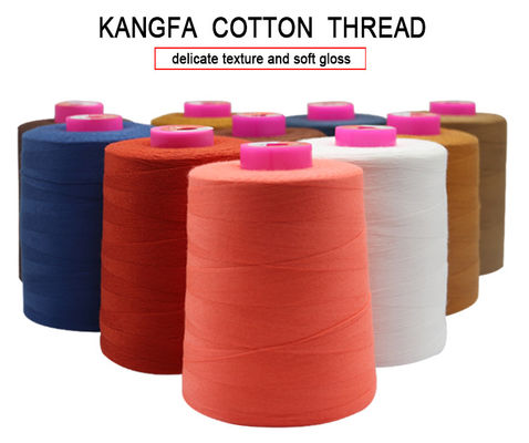 100% Polyester Clothing Sewing Thread 40S/2 5000y Handmade Durable Polyester Cotton