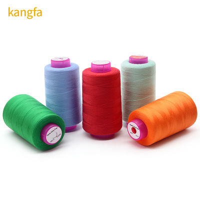 100% Cone Dyed Embroidery Thread for Clothing Polyester Sewing Thread 40s 2 Virgin