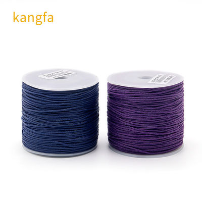 Customized Handmade Rope Bracelet Materials 1mm Braided Rope Rich in Colour Jade Thread