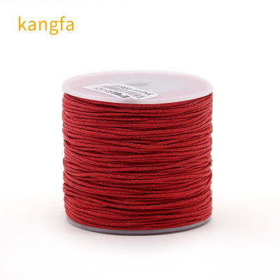 Customized Handmade Rope Bracelet Materials 1mm Braided Rope Rich in Colour Jade Thread