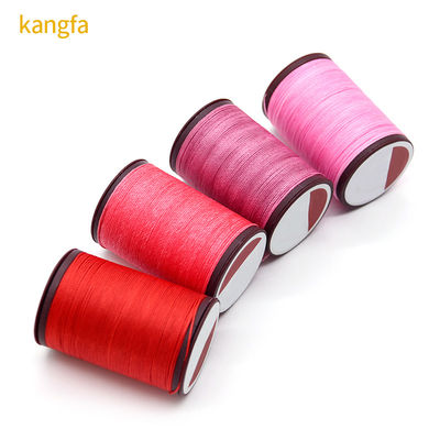 Red Kangfa Boho Leathercraft Thread 0.35-0.8mm for Sewing Round Waxed Genuine Needles