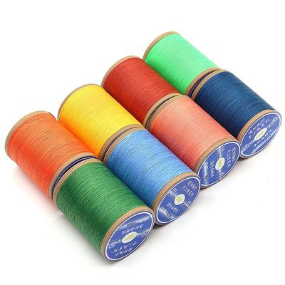 150D/16 Core Spun Yarn Polyester Waxed Thread for Crochet Hilo Encerado Coser Zapatos