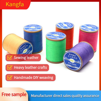 150D/16 Core Spun Yarn Polyester Waxed Thread for Crochet Hilo Encerado Coser Zapatos