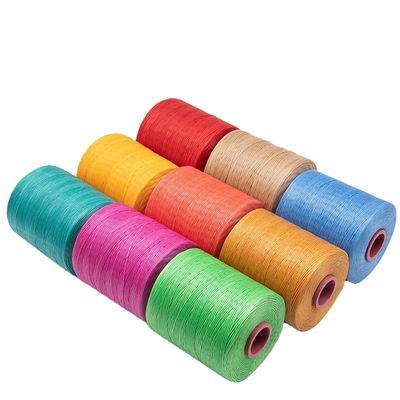 210D/16 Luxury Design Polyester Braid Waxed Thread For Bracelets Leather Dyed Pattern