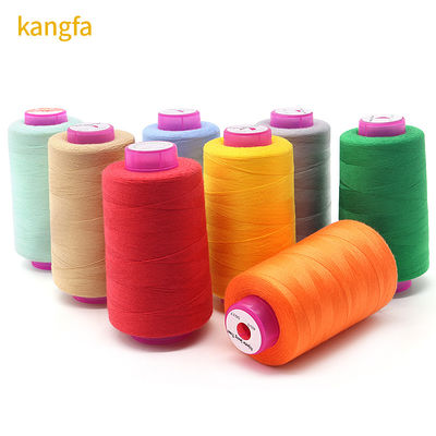 Spun Yarn Type Customized 20/2 Polyester Cotton Core Sewing Thread with Low Shrinkage