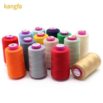 Spun Yarn Type Customized 20/2 Polyester Cotton Core Sewing Thread with Low Shrinkage