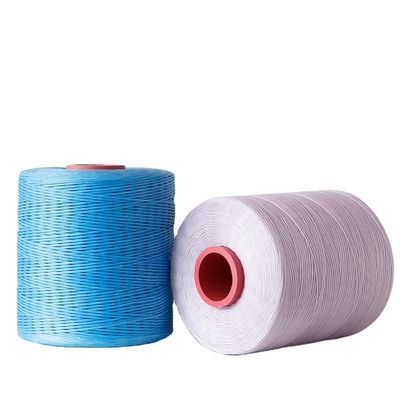 Black Waterproof 0.8mm 1mm 400g 210D/1*16 Spun Yarn Flat Waxed Thread for Leatherware