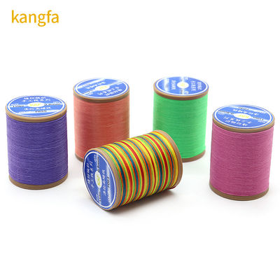 100%Polyester 57G Weight Flat Waxed Thread for Crochet Hilo Encerado Para Coser Zapatos