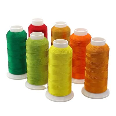 4000m/cone MERCERIZED Red Golden Viscose Embroidery Thread For Sewing And Crochet