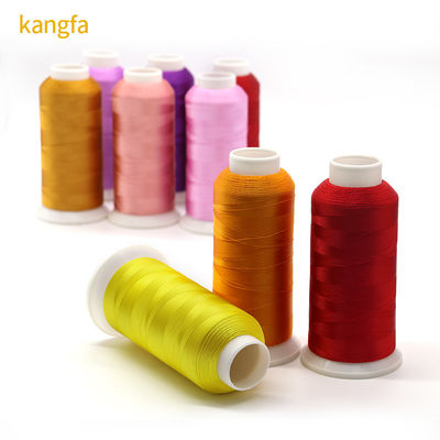 4000m/cone MERCERIZED Red Golden Viscose Embroidery Thread For Sewing And Crochet