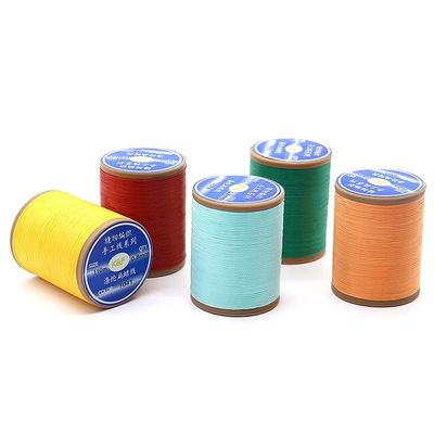 High Temperature Resistant Durable Leather Flat Waxed Thread for DIY Handicraft Tool
