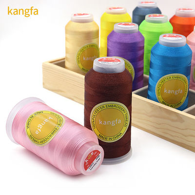4000 Yard 120d/2 Polyester / Viscose Embroidery Sewing Thread for Embroidery Machine