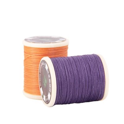 0.55mm Waterproof Polyester Bonded Round Waxed Thread for Leather Sewing Hand Knitting