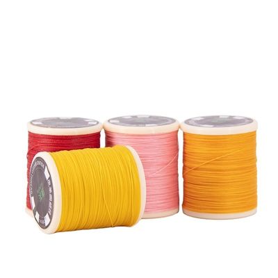 0.55mm Waterproof Polyester Bonded Round Waxed Thread for Leather Sewing Hand Knitting