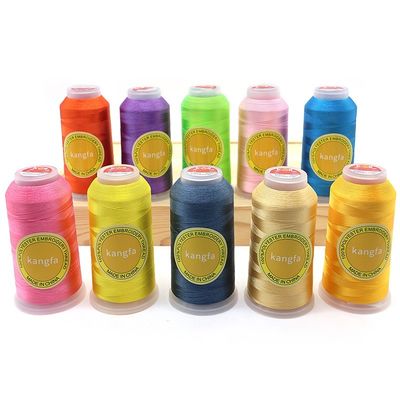 4000y Filament Polyester Embroidery Thread 120d/2 for Machine Embroidery Production