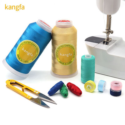 4000y Filament Polyester Embroidery Thread 120d/2 for Machine Embroidery Production