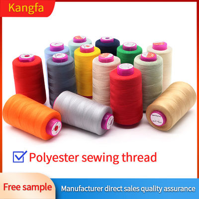 100% Polyester Yarn 40s/2 Color Spun TKT120 Sewing Thread for Textile Manufacturing