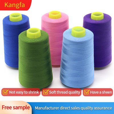 100% Polyester Yarn 40s/2 Color Spun TKT120 Sewing Thread for Textile Manufacturing