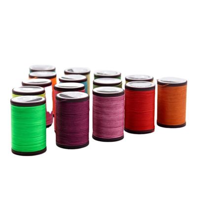 0.8mm Round Waxed Thread Cord Red for Hand Stitching Leather and Handmade Accessories