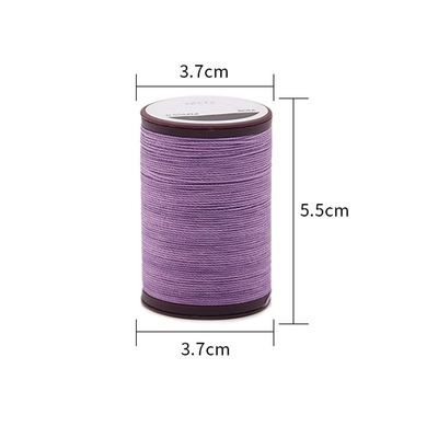 0.8mm Round Waxed Thread Cord Red for Hand Stitching Leather and Handmade Accessories