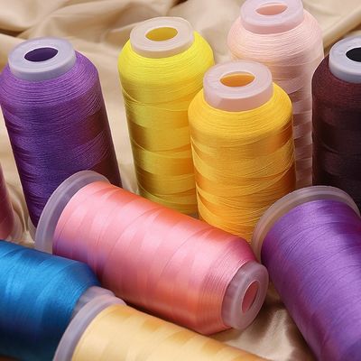Transparent Cone Material 120d/2 Rayon Thread 120g 5000y for Computerized Embroidery