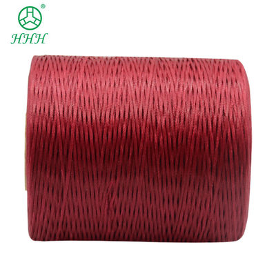 Custom 0.8mm 1mm 100% Polyester Flat Waxed Braided Thread Waterproof for Leather Ware