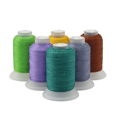 40 Colors 100% Polyester Embroidery Thread Set Kit 120d/2 500m For Quilting Stitching