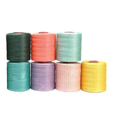 100% Polyester Soft Hemp 300D/16 Wax Thread Net Weight 400g for Handicraft String Bag