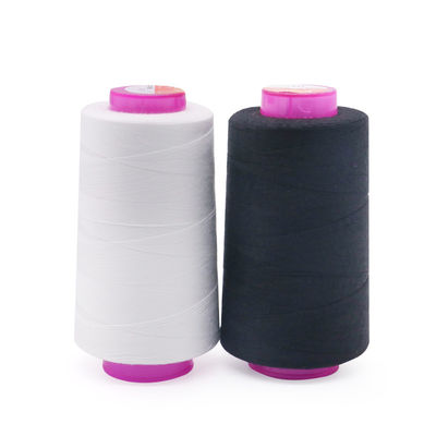 DIY Sewing Thread Polyester Spools for Hand Machine Sewing in Black/White Cotton
