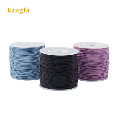 Round Outlet String Strap Necklace Rope Bracelet Popular Style 1.0 mm Cotton Wax Thread