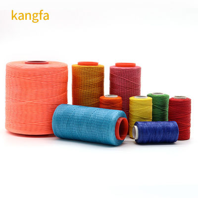 Waterproof 0.8mm Flat Waxed Thread for Leather Durable and Flexible 210D/16 Yarn Count