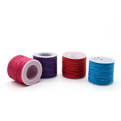 1mm Cotton Braided Yarn Count Colorful Wax Thread for Universal Hand Knitting Jewelry
