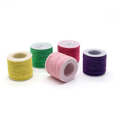 1mm Cotton Braided Yarn Count Colorful Wax Thread for Universal Hand Knitting Jewelry