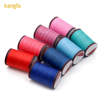 80m/Cone High Strength Polyester Sewing Thread Round Waxed Thread for Leather Hand-art
