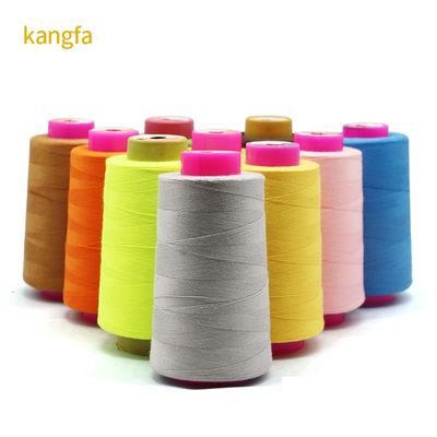 Multicolor Spun Polyester Sewing Thread For Garment Abrasion Resistance