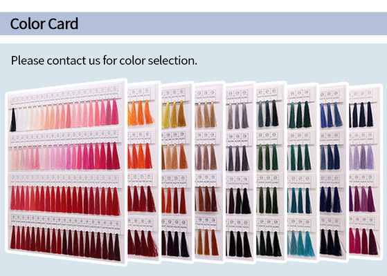 8 Years Experience in Polyester Embroidery Thread Color Chart for Machine Custom Logo