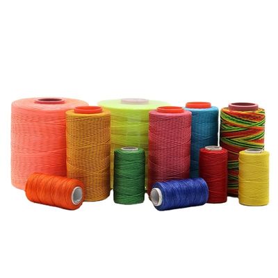 High strength 210D/16 250D/16 Mercerized polyester waxed thread for leather stitching