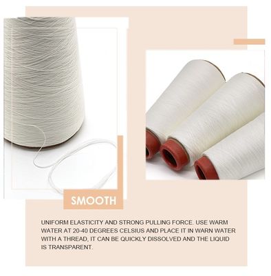 OEM ODM Water Soluble PVA Yarn Sewing Thread 40/2 for 20-60 Degree Water Low Shrinkage