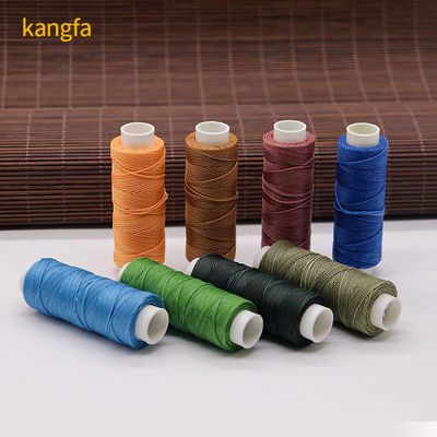 85 Colorful Round 0.45mm Line Bracelet Necklace Jewelry Hand-stitched Braided Sewing Waxed Thread Dyed Pattern