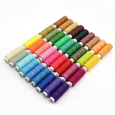 1MM Red MERCERIZED Wax Coated Polyester Sewing Thread for Macrame Jewelry Making