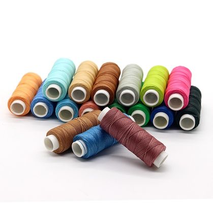High Tension Polyester 0.8mm Waxed Thread for Hand Sewing and Shoe String Stitching DIY